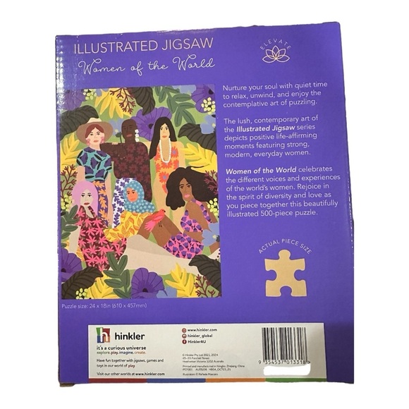 Women of the World 500-Piece Illustrated Jigsaw Puzzle - New Sealed - Picture 3 of 3